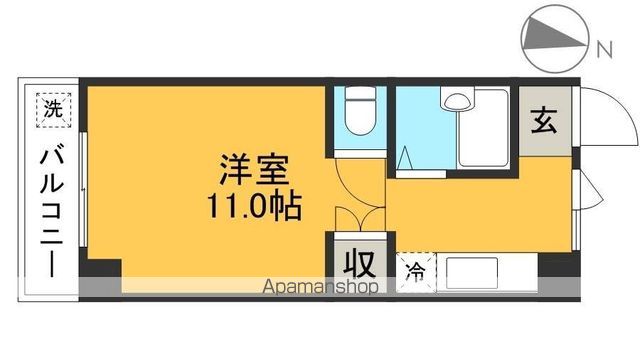 Ｌａ　Ｆｏｒｅｓｔａ 403号室 間取り