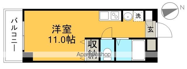 フィットハイム日の出 303号室 間取り