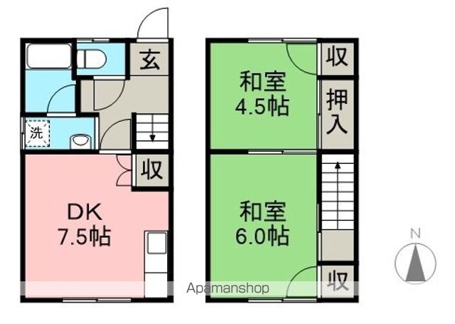 泉貸家 東号室 間取り