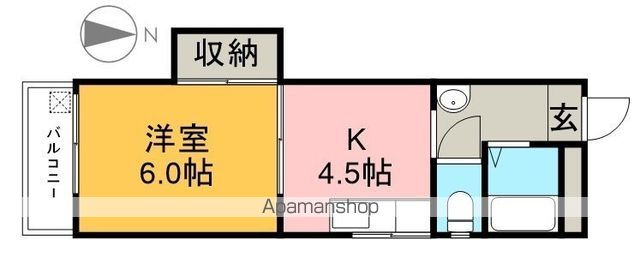 丸の内ロイヤル 3G号室 間取り