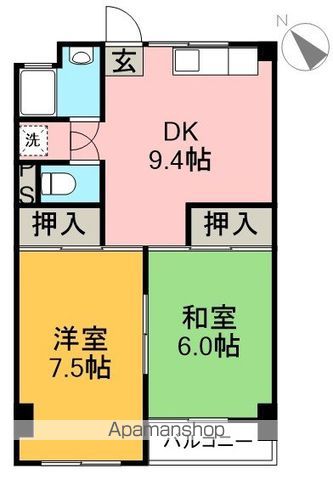 土南ビル 401号室 間取り
