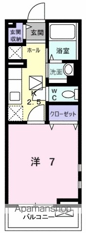 ベルハウス 101号室 間取り
