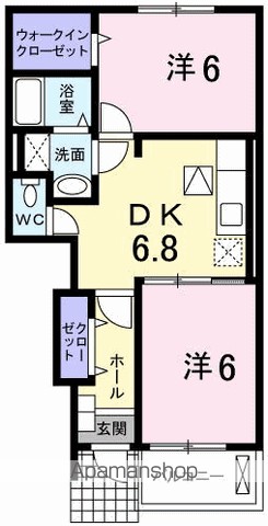 セゾン　ジェルメ 103号室 間取り