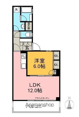 イーストサイドビル 2B号室 間取り