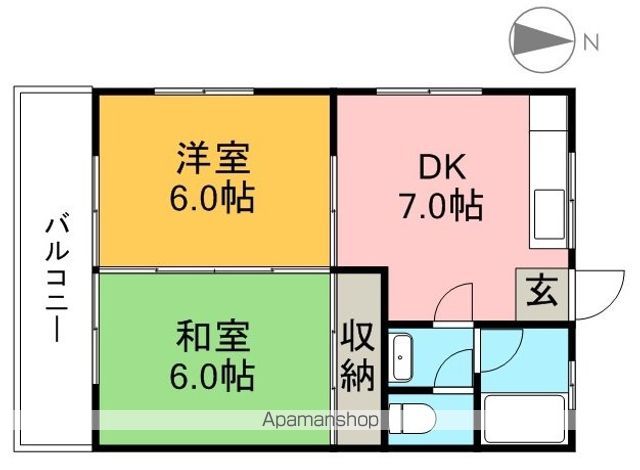ハイツセピア 301号室 間取り