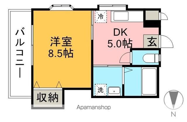 チェリーコート北久保 303号室 間取り