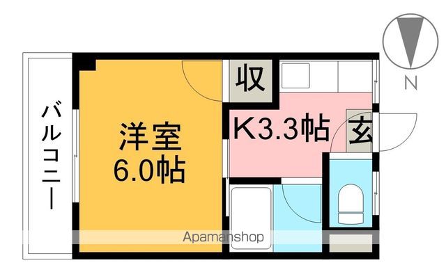コーポマルミ 305号室 間取り
