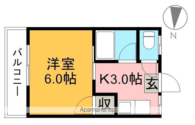 コーポマルミ 105号室 間取り