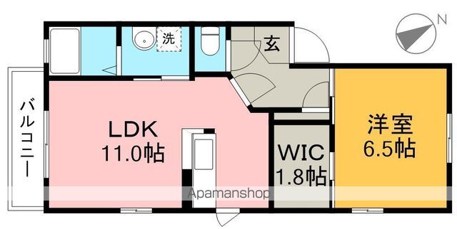 シャーメゾン南風 102号室 間取り