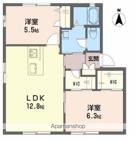 シャーメゾン万々　Ｄ棟 101号室 間取り