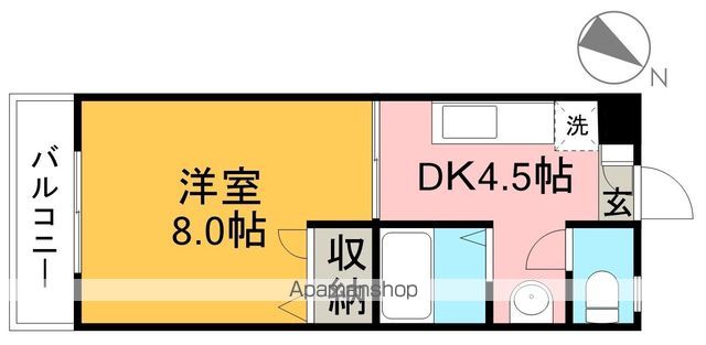 メゾンレーヴ高須 303号室 間取り