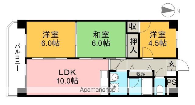 レジデンツアハト 306号室 間取り