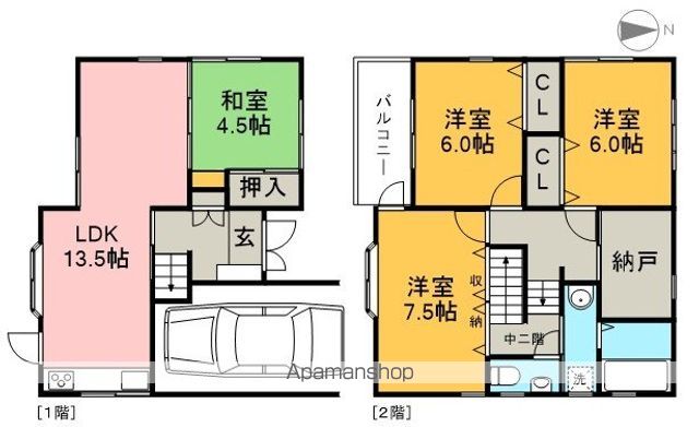 薊野東町Ｔ戸建 間取り
