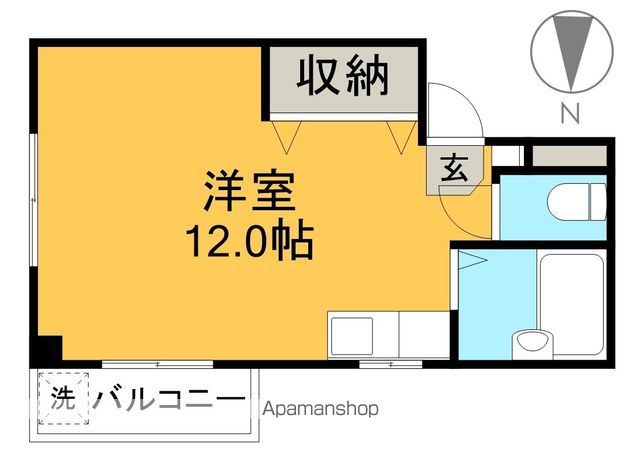 コーポパティオ 203号室 間取り