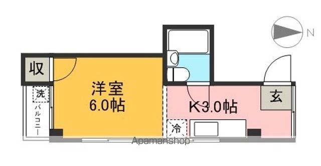 パークアベニュー 202号室 間取り