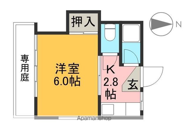 Ｋ－ｖｉｌｌａｇｅ　東雲 101号室 間取り