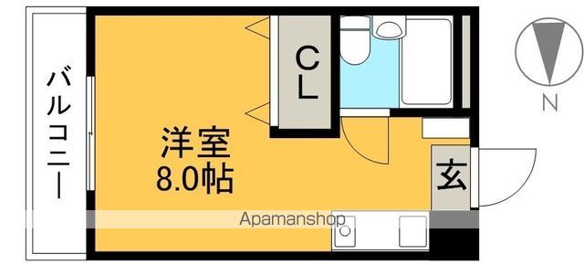 セ・ラ・ヴィ　朝倉 204号室 間取り