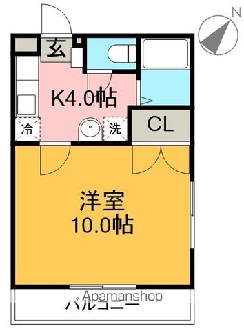 ハイネッツ・Ⅰ 201号室 間取り
