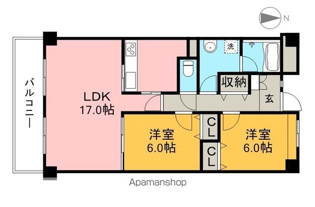 Ｒａｆｆｉｎｅ 402号室 間取り