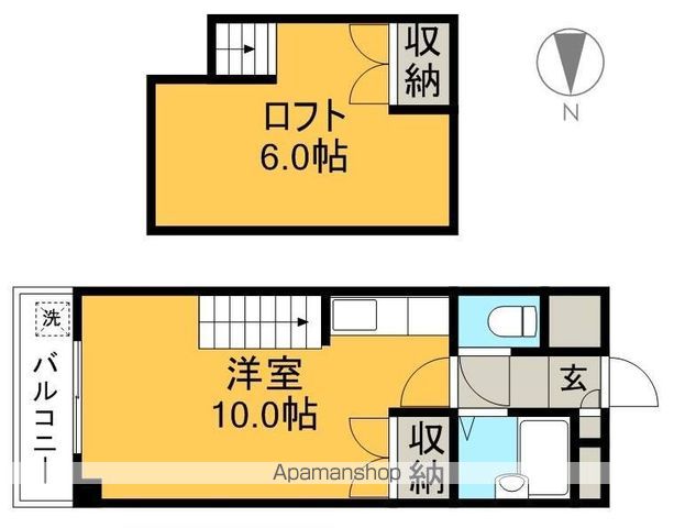 ピュア高須新町 403号室 間取り