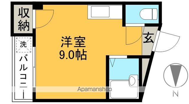 コーポ朝日 307号室 間取り
