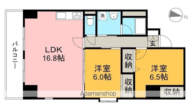 リップルガーデンⅠ 104号室 間取り