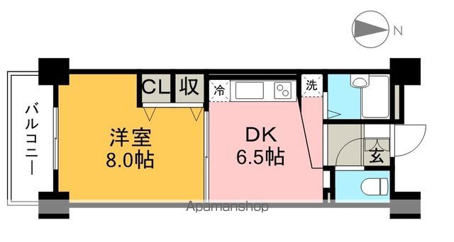 レガシィ２１ 402号室 間取り