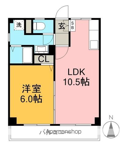 Ｎｅｏ　Ｈａｒｉｍａｙａ 303号室 間取り