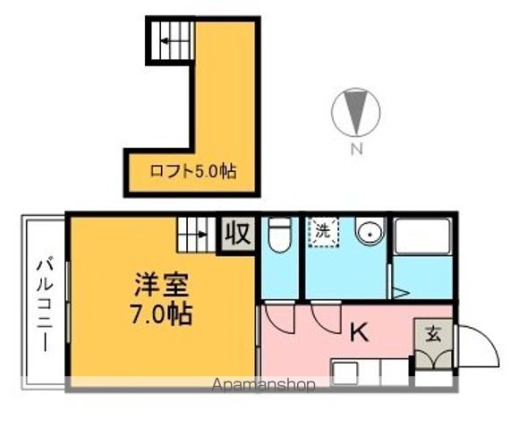 ハイツショウエイ 203号室 間取り