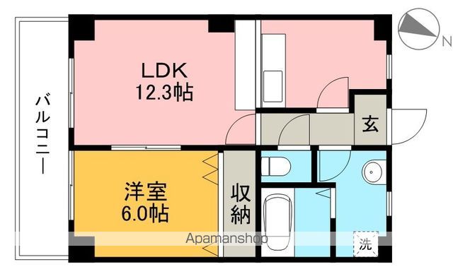 ミール 307号室 間取り