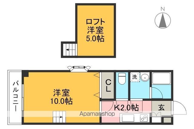 カーサ南万々 201号室 間取り