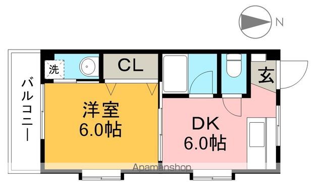 ドリームハウス 301号室 間取り