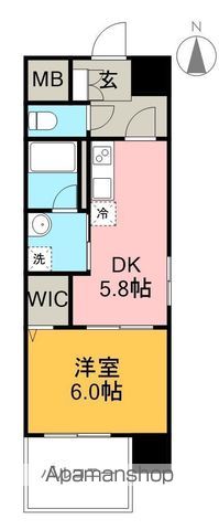 アバンギャルド播磨屋 301号室 間取り