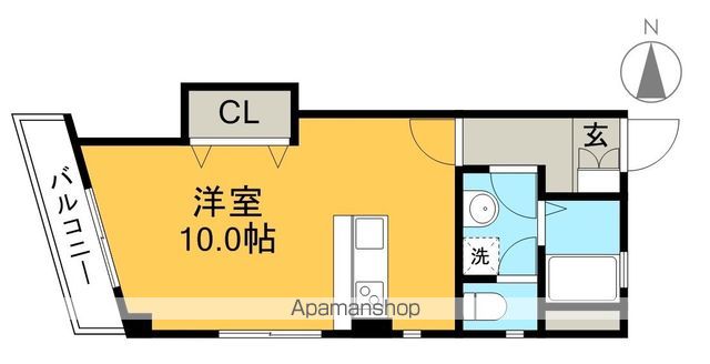 コーポサンセール 302号室 間取り