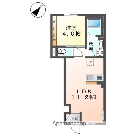 （仮）南国市小籠アパート 102号室 間取り
