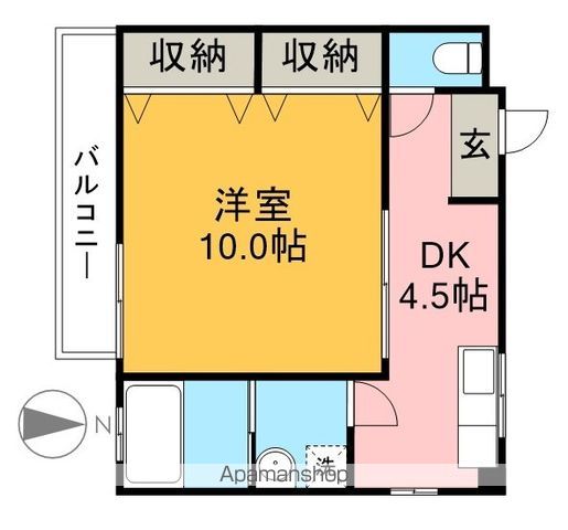 ハウス２０００ 301号室 間取り