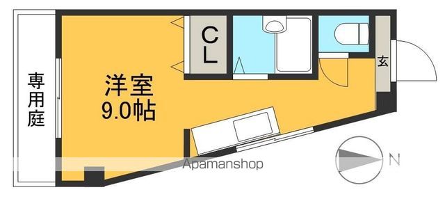 フレグランスみなみ３ 101号室 間取り
