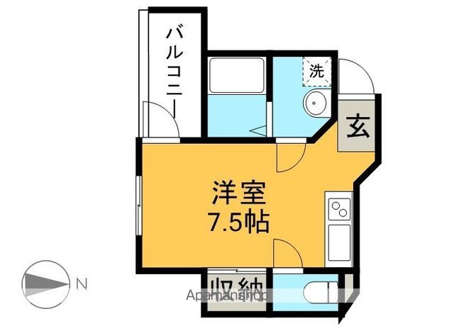 ベリータ 302号室 間取り