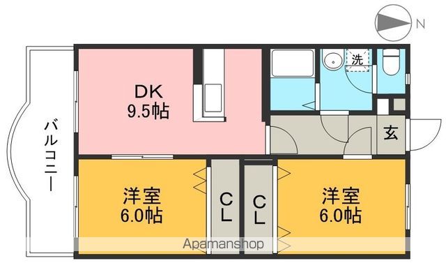 エスペランサ　Ⅰ 303号室 間取り