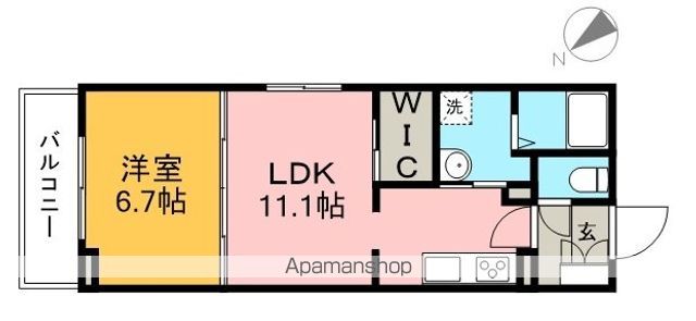 ベレオ　ゴールド 203号室 間取り