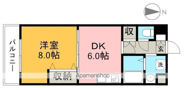 プルミエール 502号室 間取り