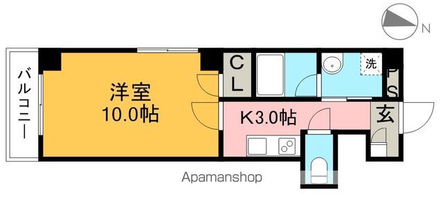 ＣＬＡＳＳ・Ｙ 201号室 間取り