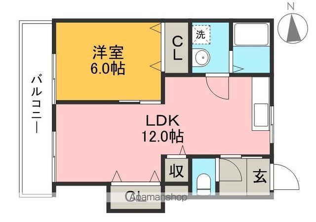 ロイヤルマンション 502号室 間取り