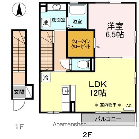 メイリーシェン 203号室 間取り