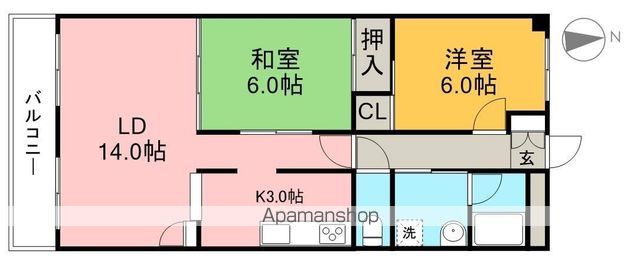 ソフィア大津 203号室 間取り