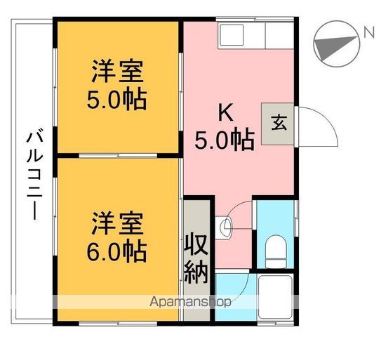 ホームズ第一 301号室 間取り