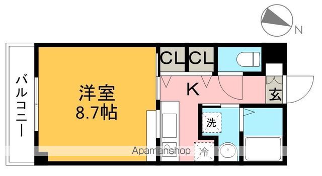 こうき秦南 302号室 間取り