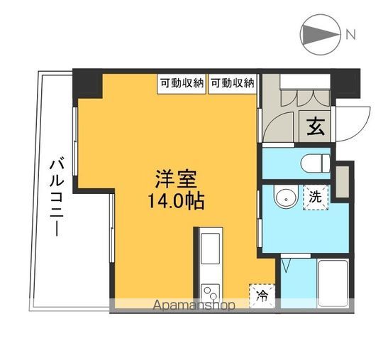 ＣＬＡＳＳ・Ｋ 401号室 間取り
