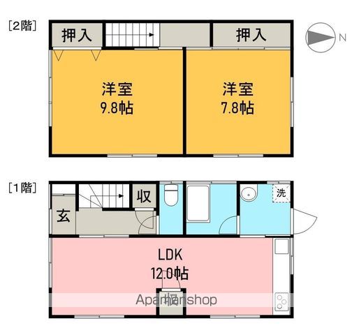 中万々戸建Ⅱ 間取り
