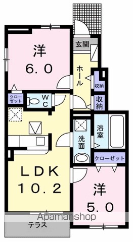 パティオ・ＹＳ 104号室 間取り